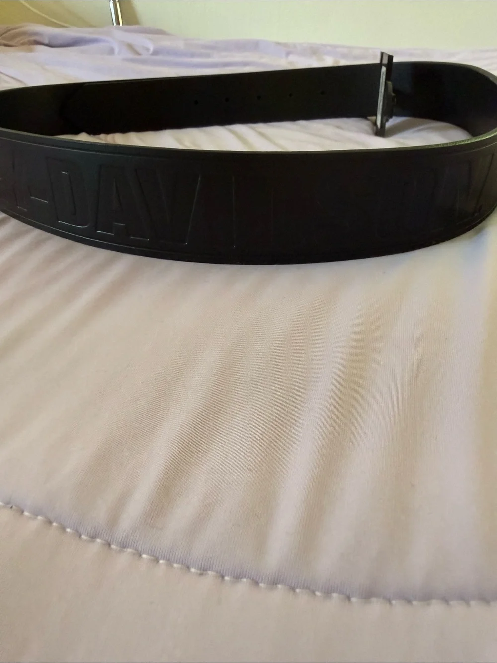 Harley-Davidson Black Men's Embossed Logo Belt
